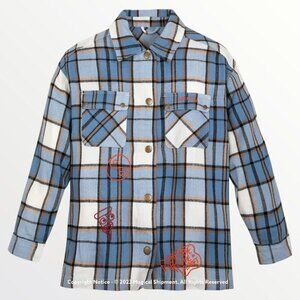 Disney Parks - Pixar - Turning Red - Plaid Flannel Shirt for Women